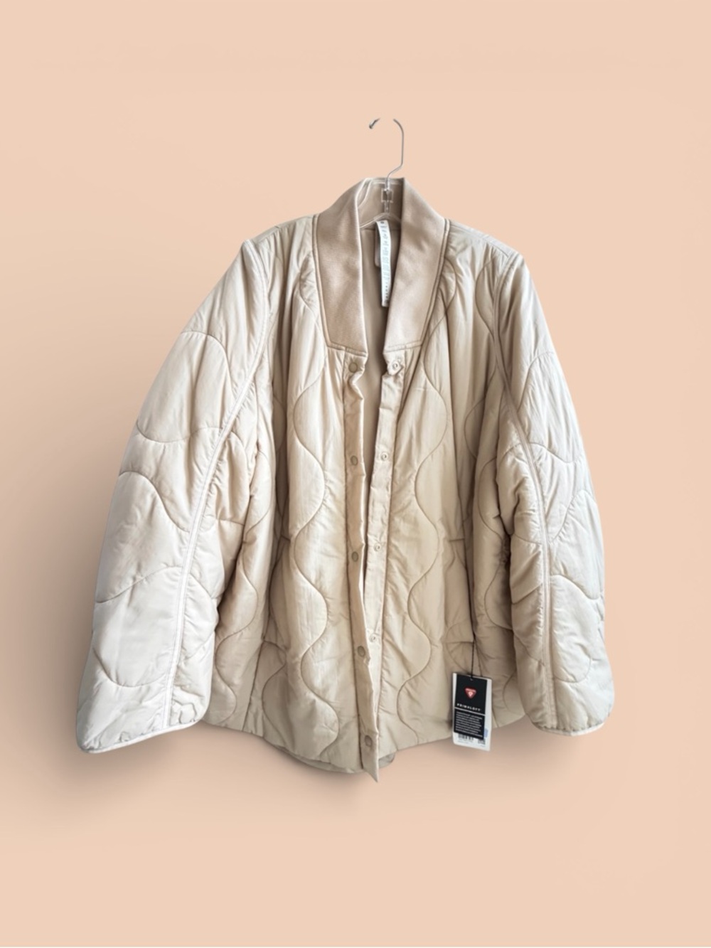 lululemon athletica Quilted Shawl-Collar Puffer Jacket - Cream
